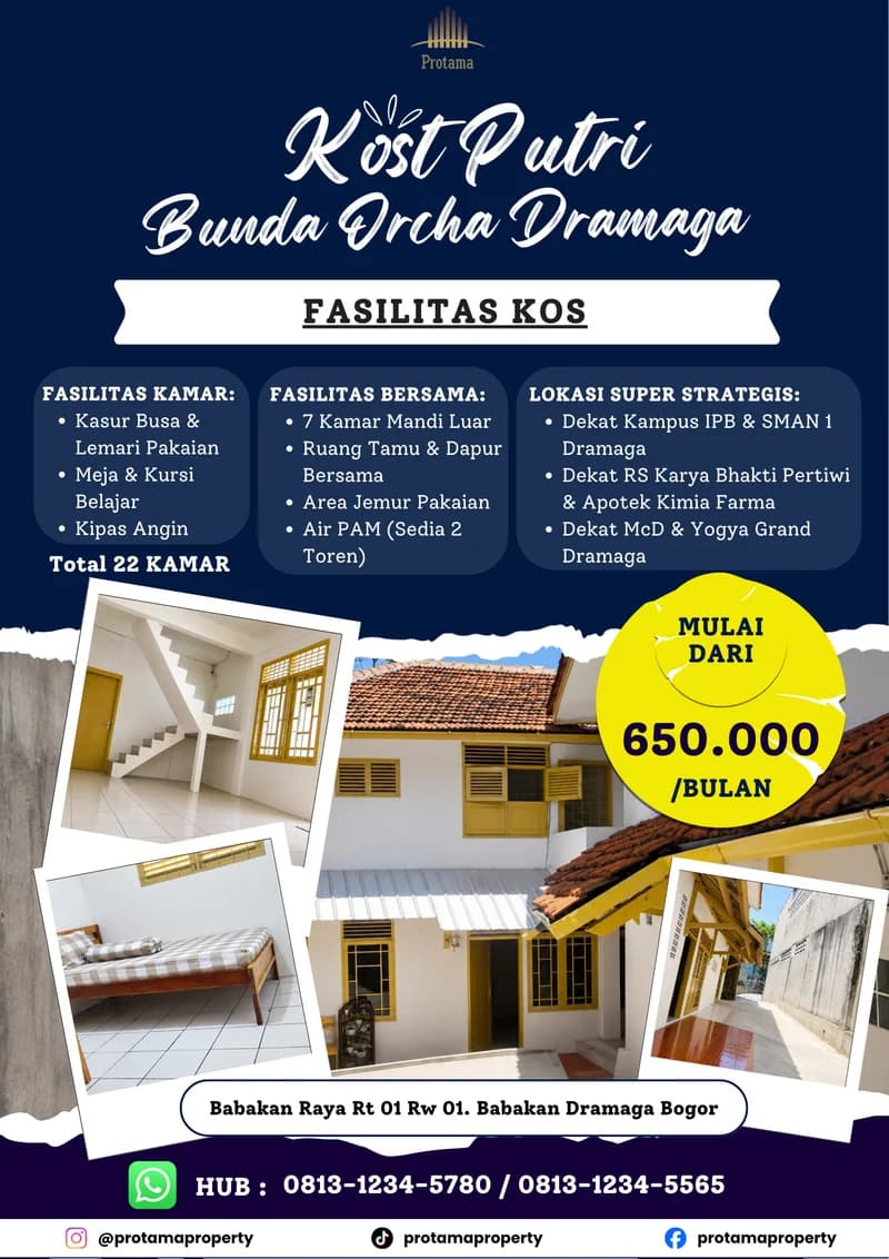 Kost Putri Bunda Orcha Dramaga