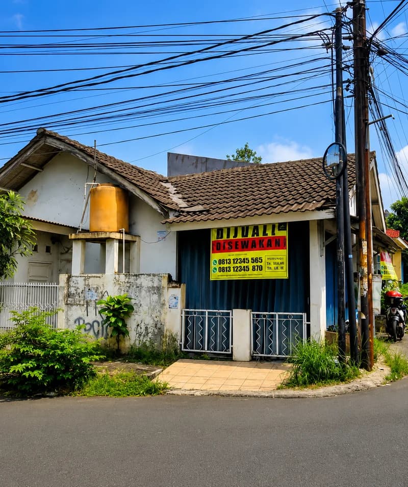 DIJUAL / DISEWAKAN: RUMAH STRATEGIS DI BOJONG GEDE 
