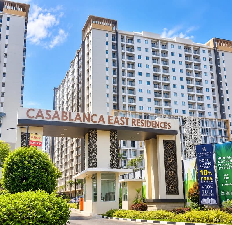 DIJUAL / DISEWAKAN: APARTEMEN CASABLANCA EAST RESIDENCE 2BR 